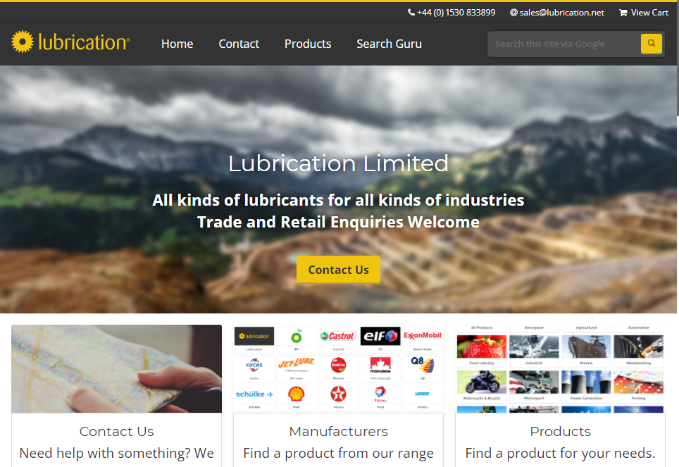 Lubrication Limited Website